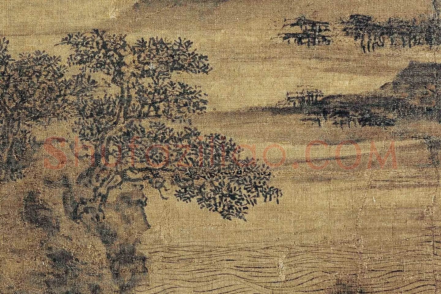卫贤《高士图（梁伯鸾图）》高清大图局部 (10)