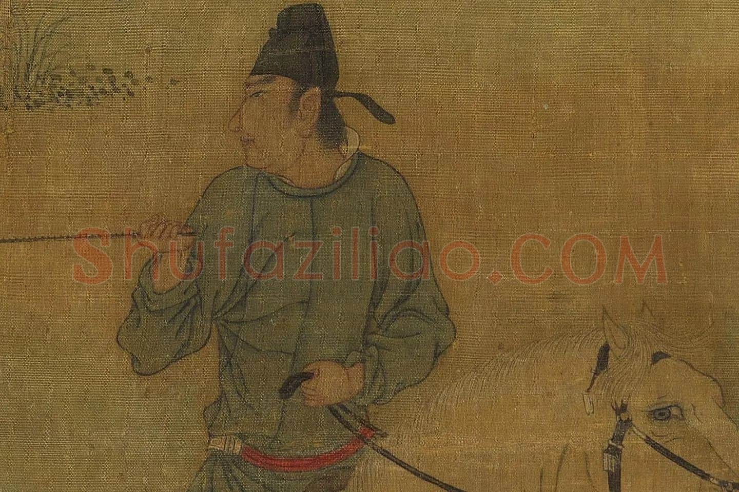 赵喦《八达春游图》高清大图局部 (4)