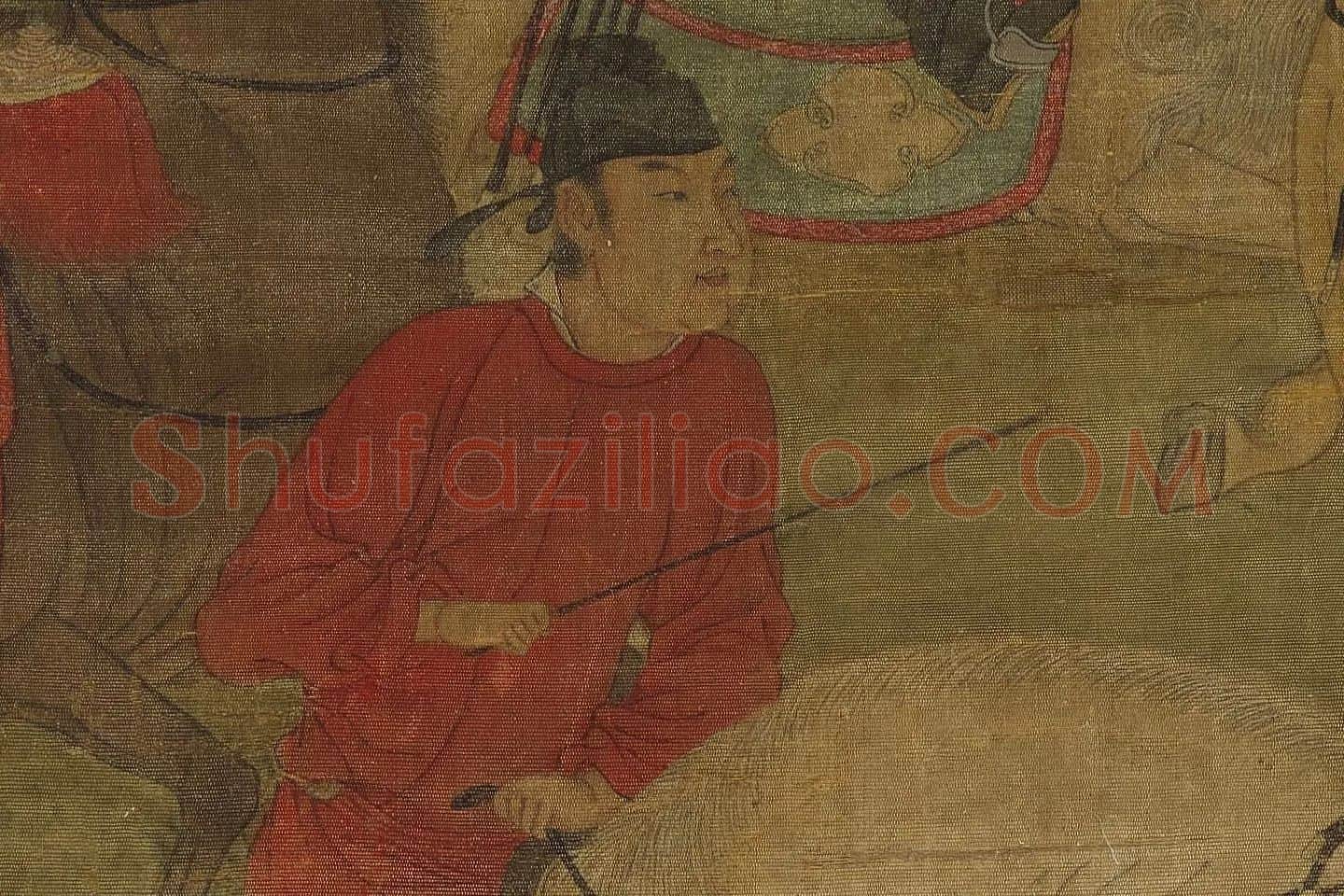赵喦《八达春游图》高清大图局部 (6)