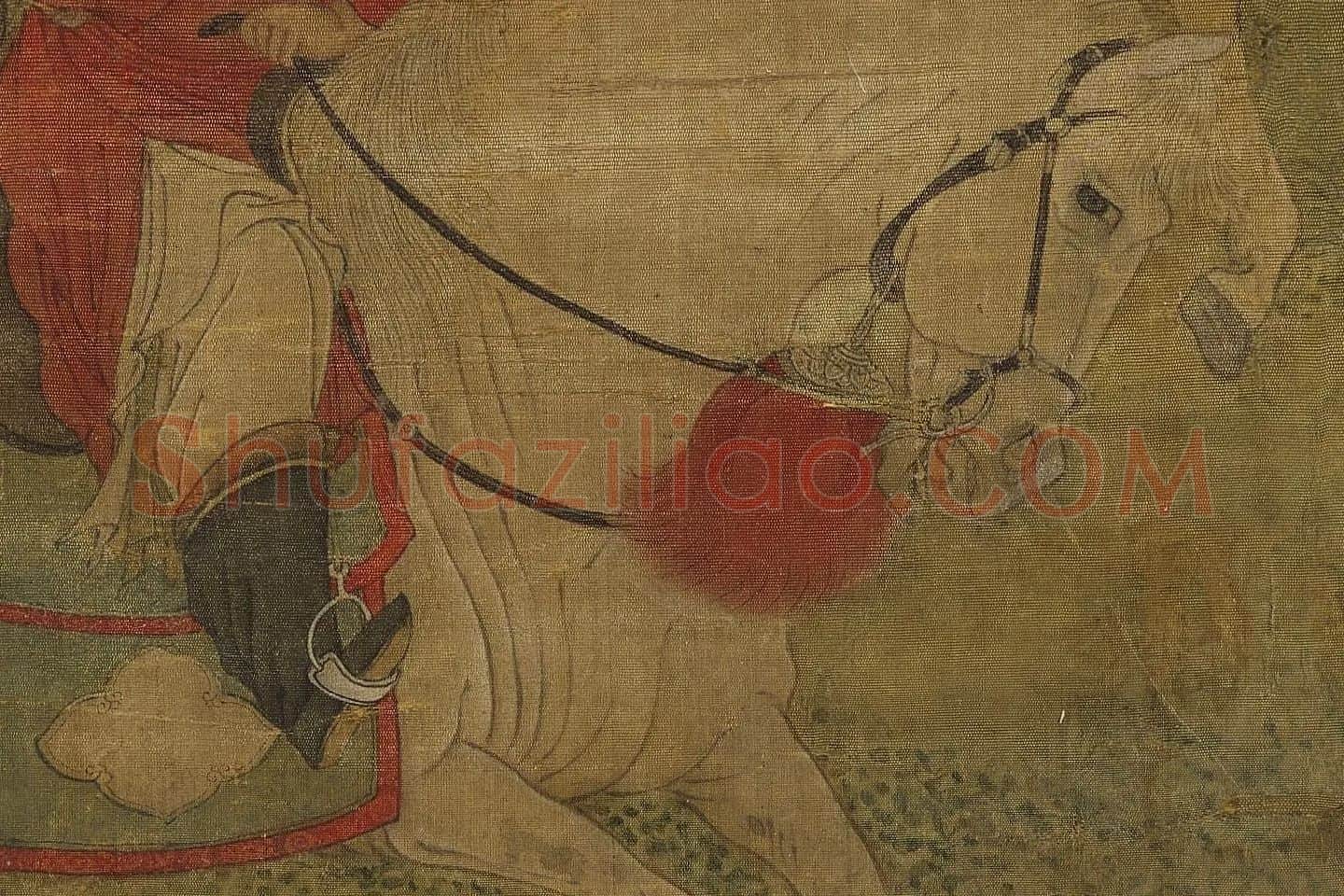 赵喦《八达春游图》高清大图局部 (7)