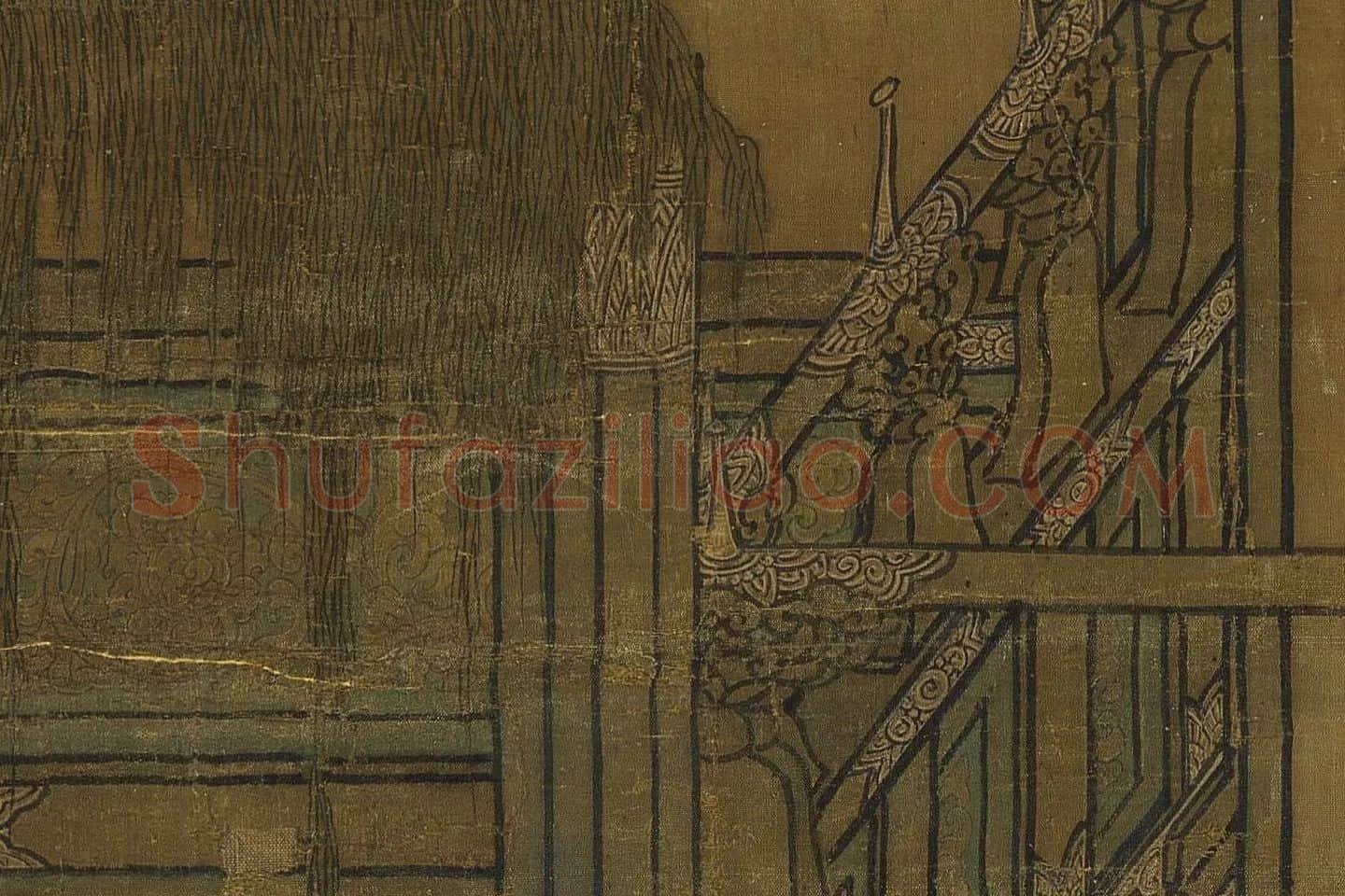 赵喦《八达春游图》高清大图局部 (10)