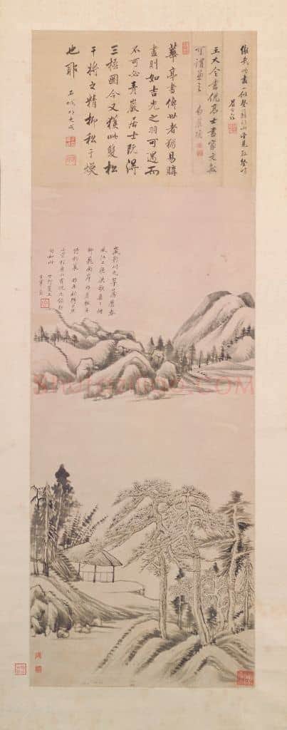 董其昌仿巨然山水轴 | 故宫绘画藏品