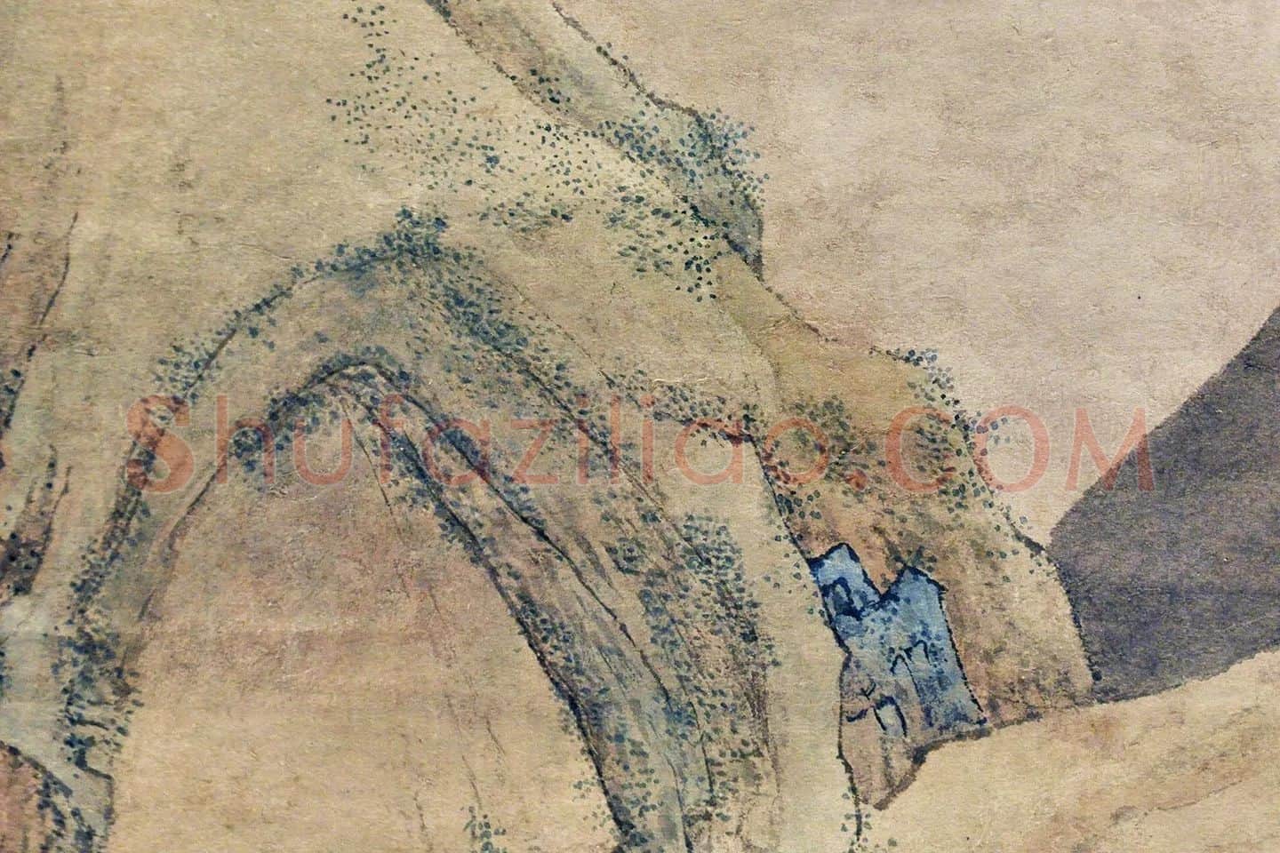 仇英《梧竹书堂图》高清大图局部 (10)