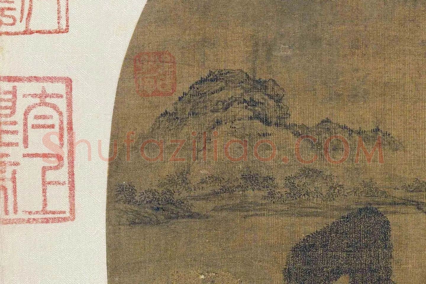 夏永《映水楼台图》局部 (3)