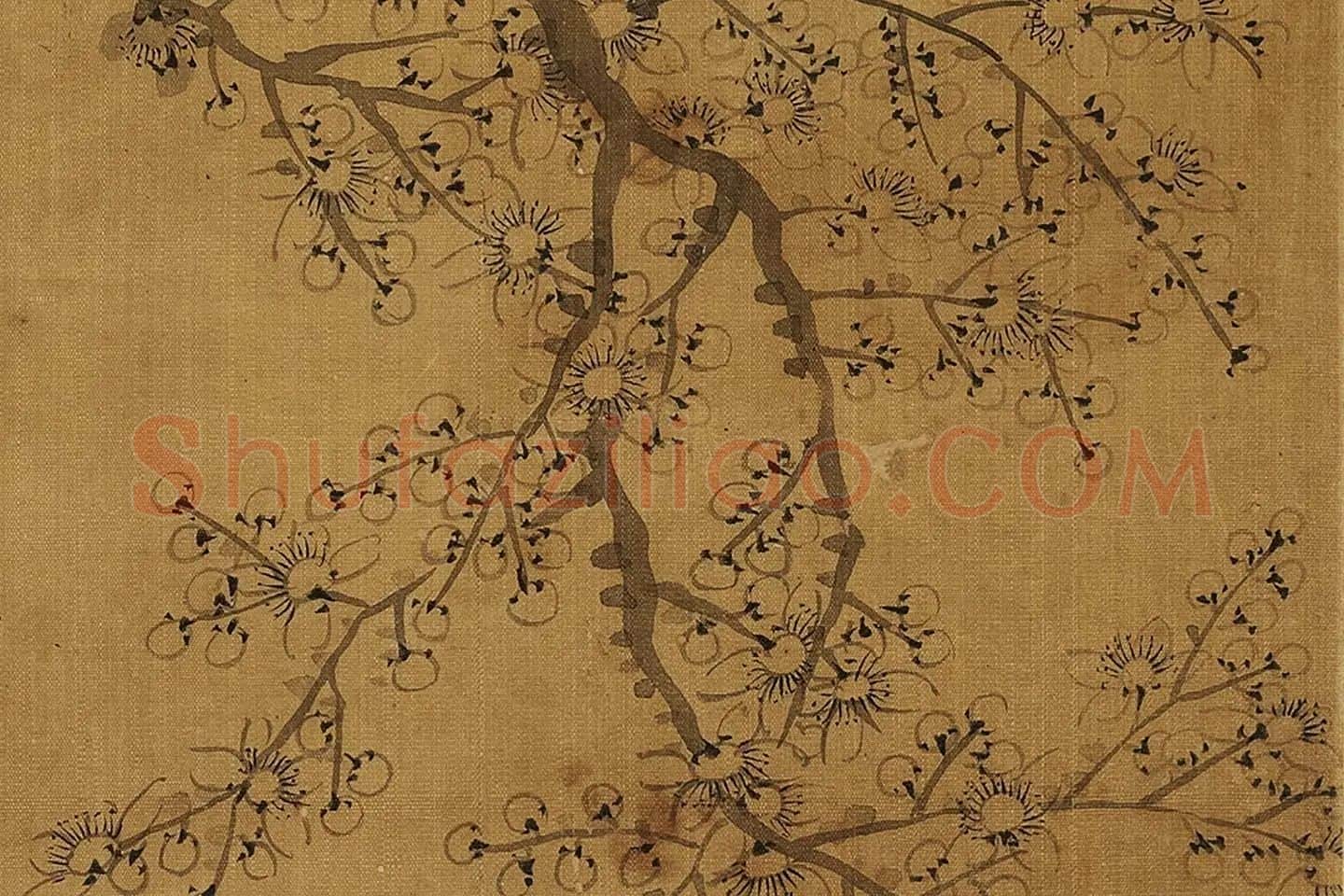 钱杜《万香春霁图》局部 (3)