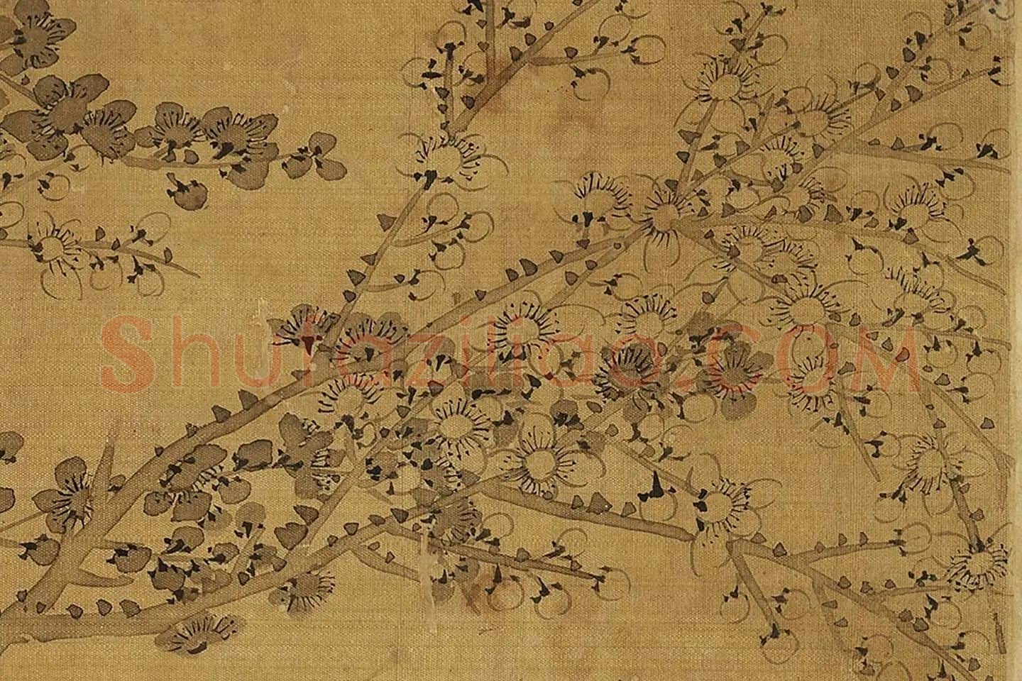 钱杜墨梅《仿王冕法》局部 (2)