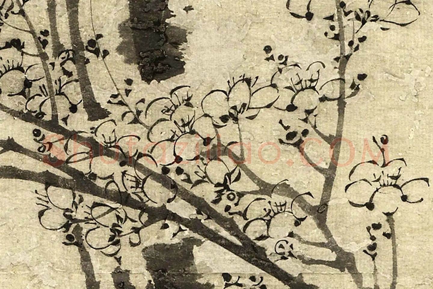 王冕《墨梅图》局部 (5)
