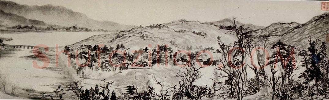 1954年 刘海粟 太湖胜概图卷 书画作品