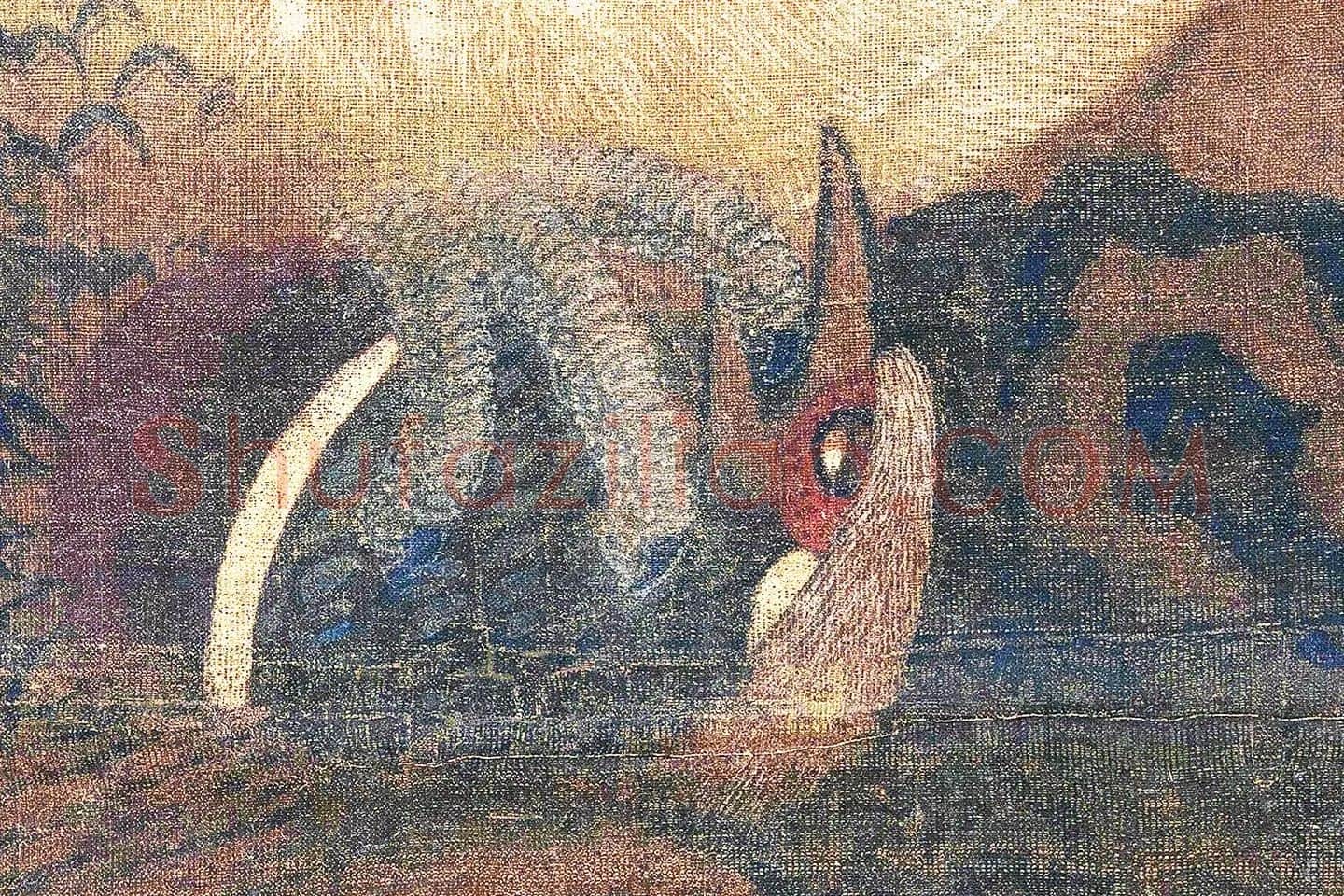 王诜《画鹰图》高清大图局部 (3)