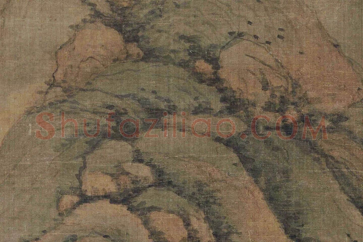 黄公望山水画《天池石壁图》局部 (10)