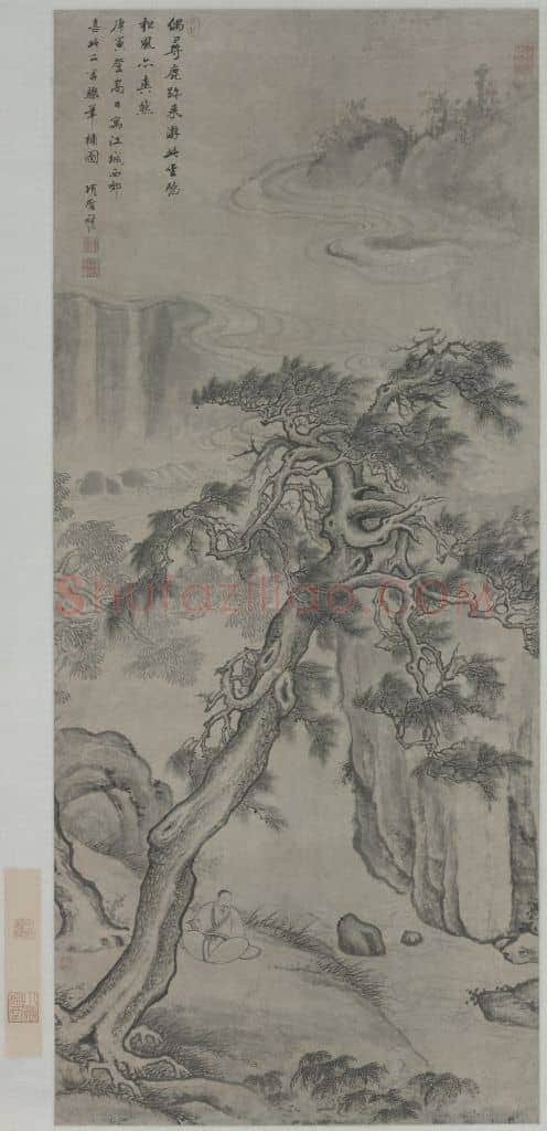 项圣谟听松图轴 | 故宫绘画藏品