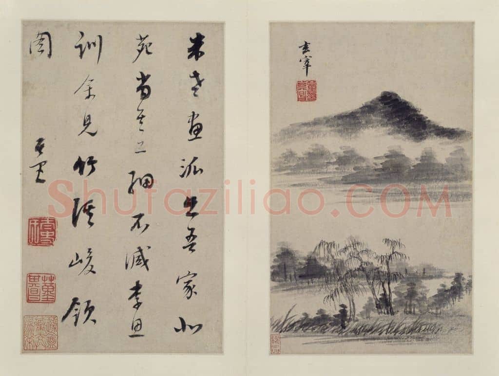 董其昌山水画册 | 故宫绘画藏品
