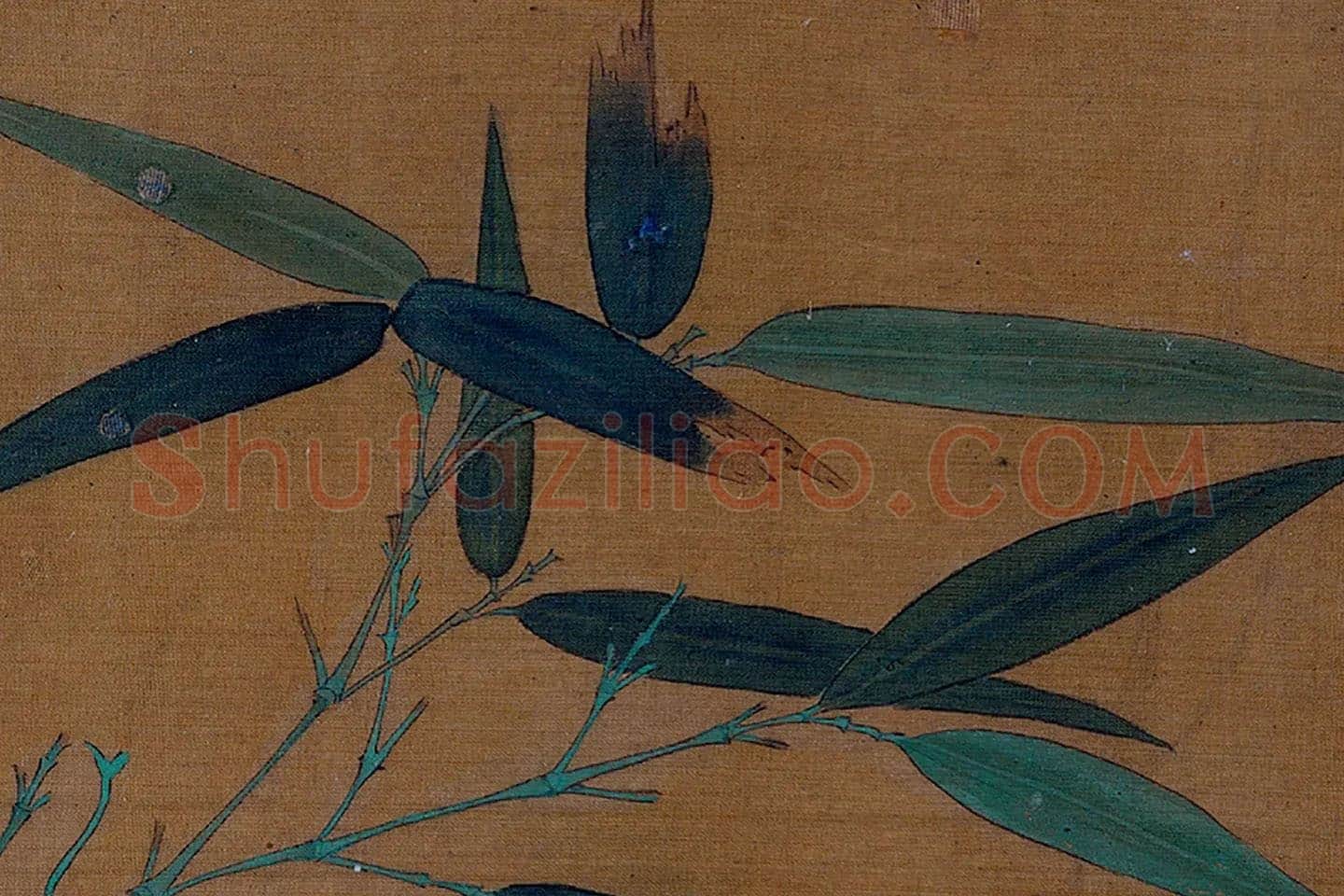 黄筌工笔花卉《牵牛花》局部 (4)