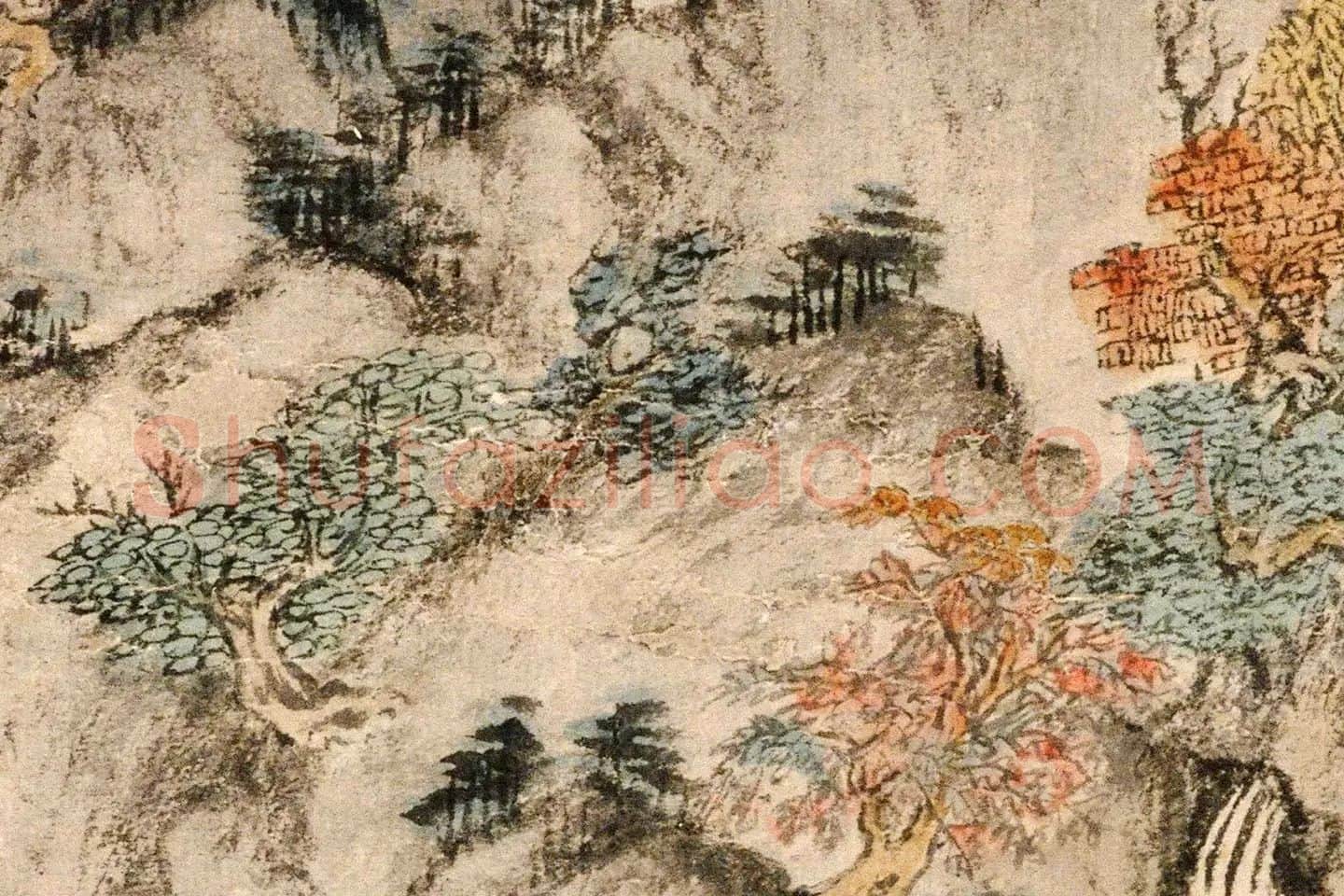 王蒙《葛稚川移居图》局部 (10)