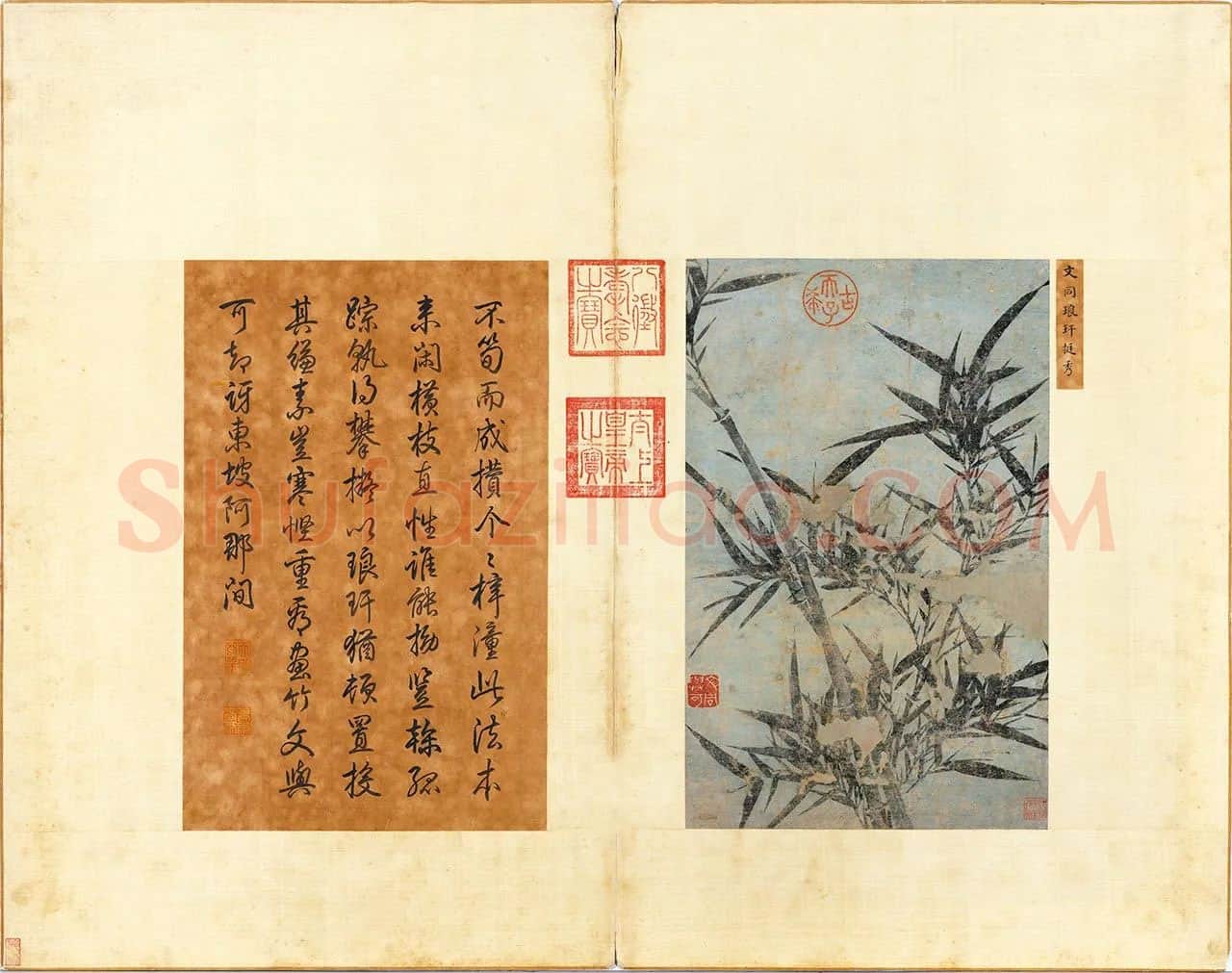 文同《琅玕挺秀图》