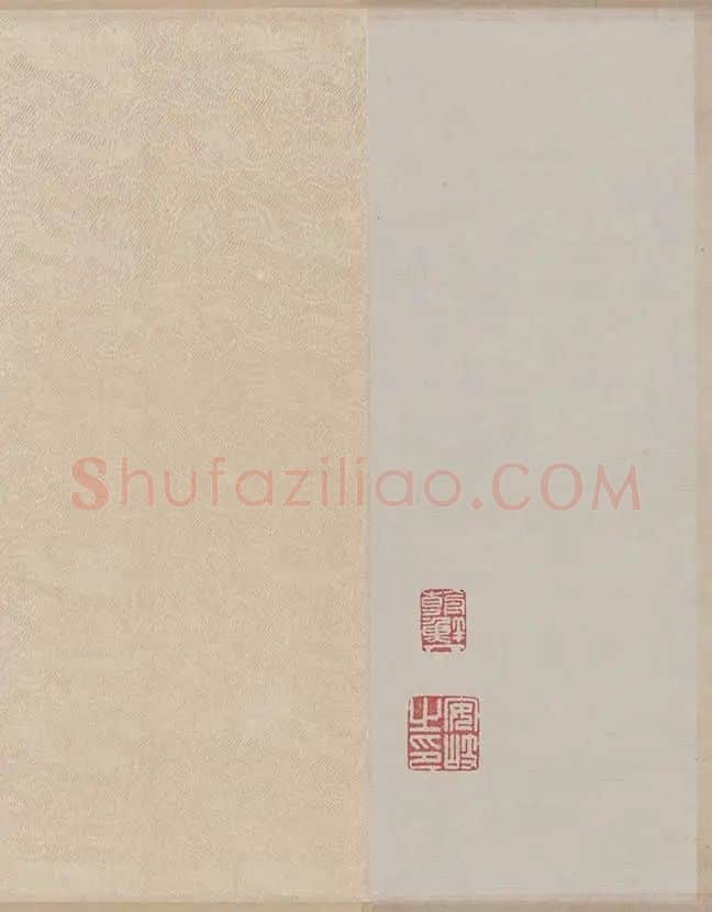 董其昌《潇湘白云图》书画合壁卷 (1)