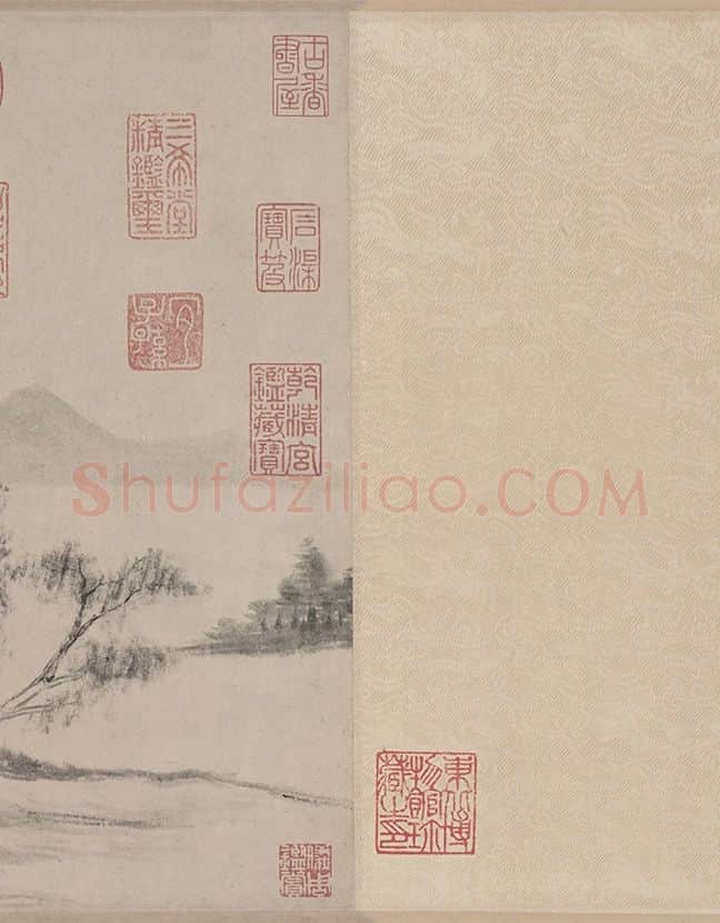 董其昌《潇湘白云图》书画合壁卷 (12)
