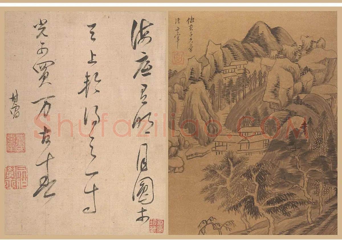 董其昌仿古山水册页 (4)