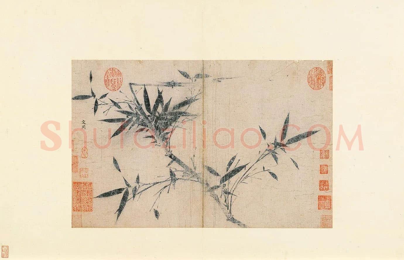 文同画竹页