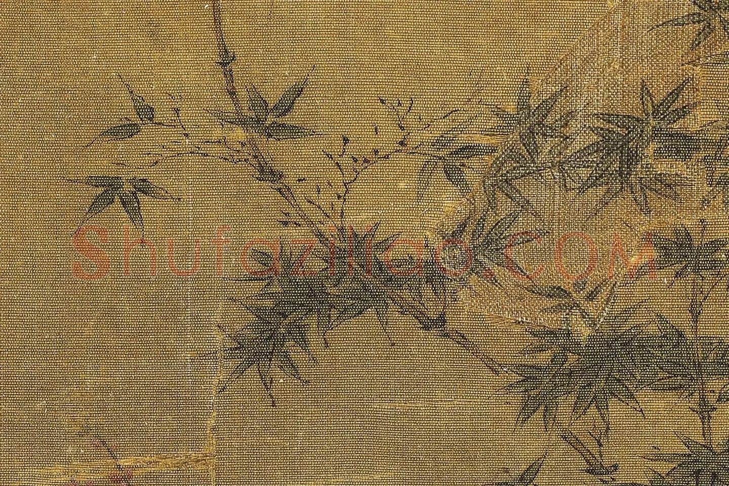 惠崇《秋野盘雕》高清大图局部 (4)