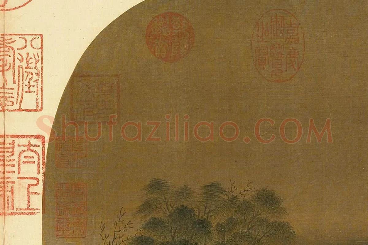 惠崇山水画《春湖放鸭图》局部 (2)
