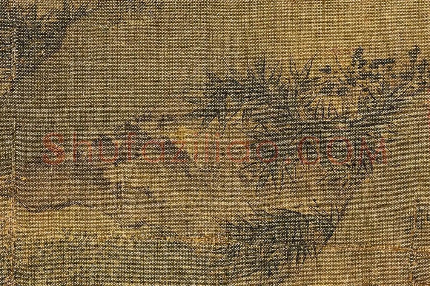 惠崇《秋野盘雕》高清大图局部 (6)