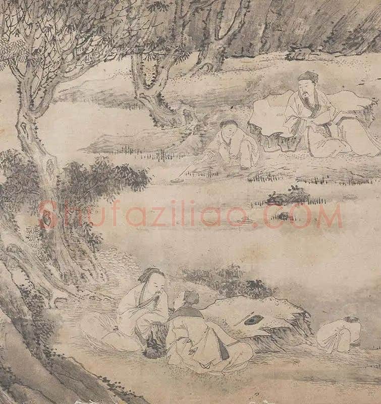 钱贡兰亭诗序图卷(全卷)_13