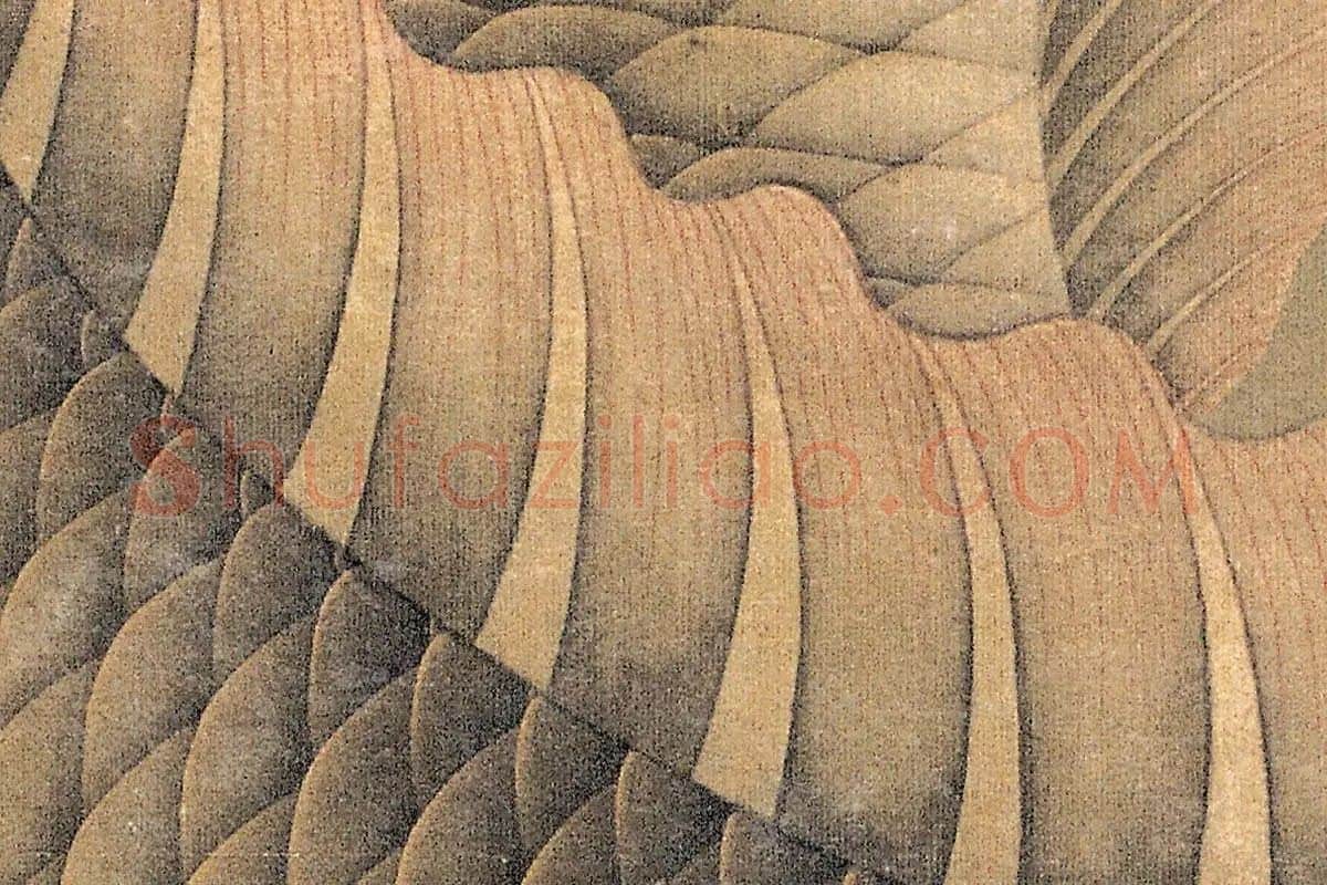 明代·缪辅《鱼藻图》高清大图局部细节 (5)