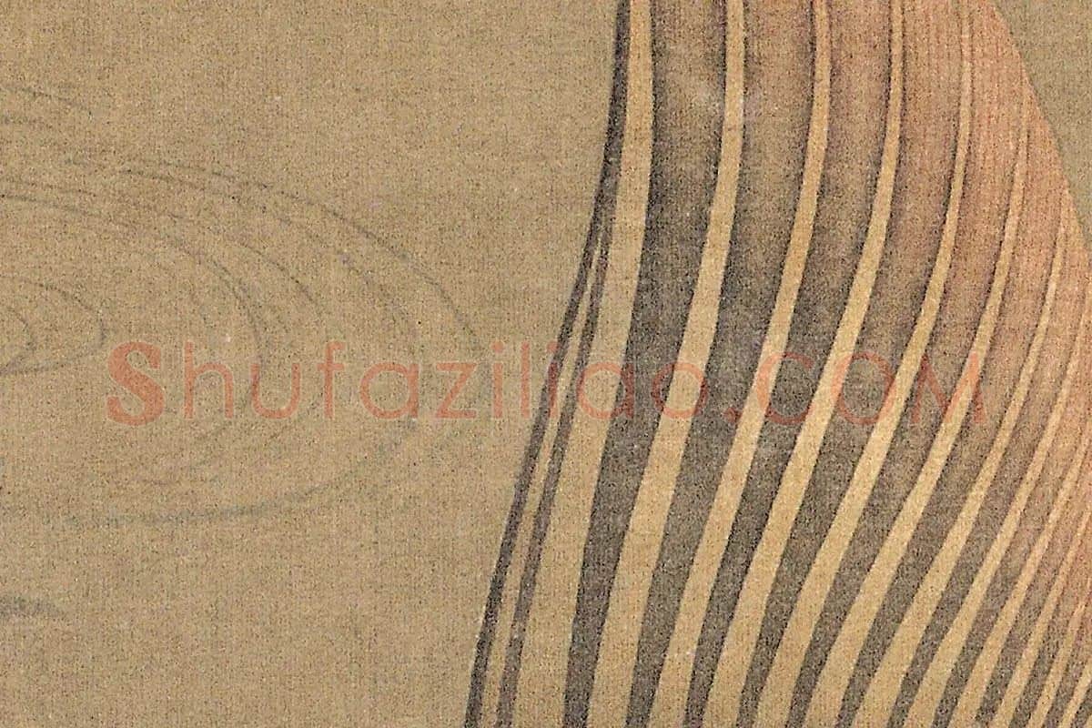 明代·缪辅《鱼藻图》高清大图局部细节 (6)