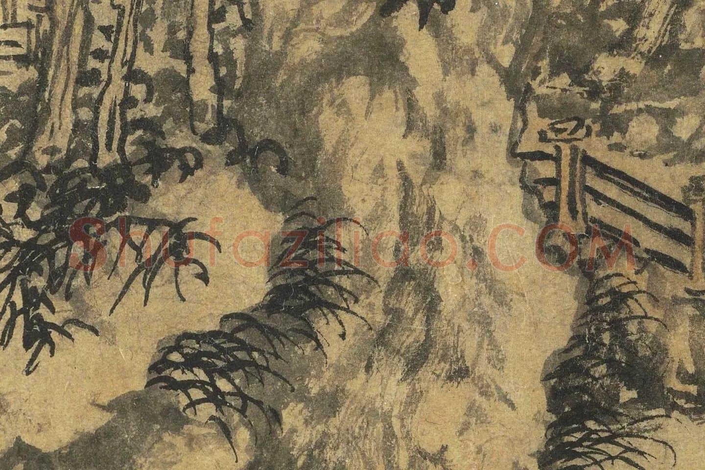 赵原《陆羽烹茶图》高清局部 (3)