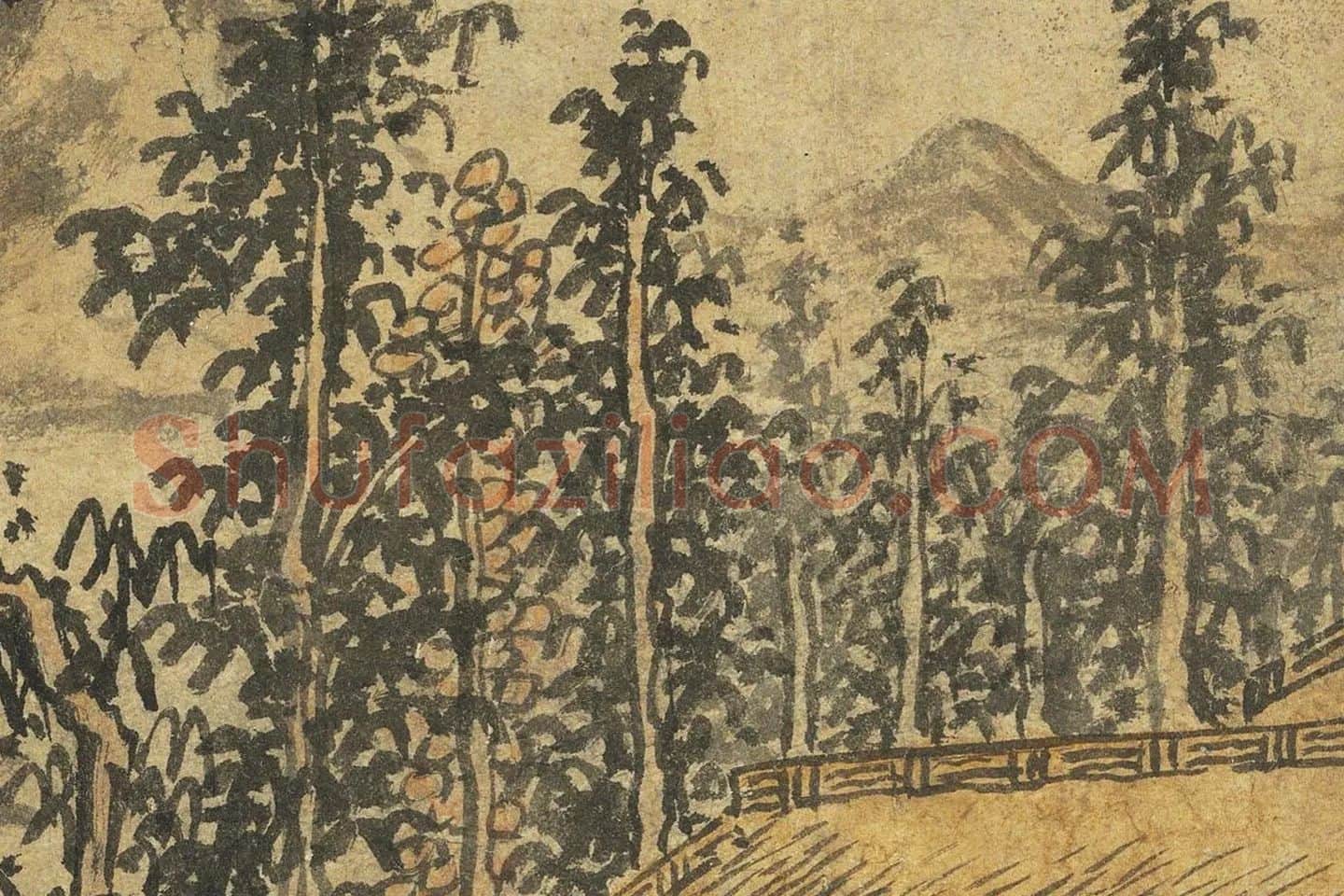 赵原《陆羽烹茶图》高清局部 (5)