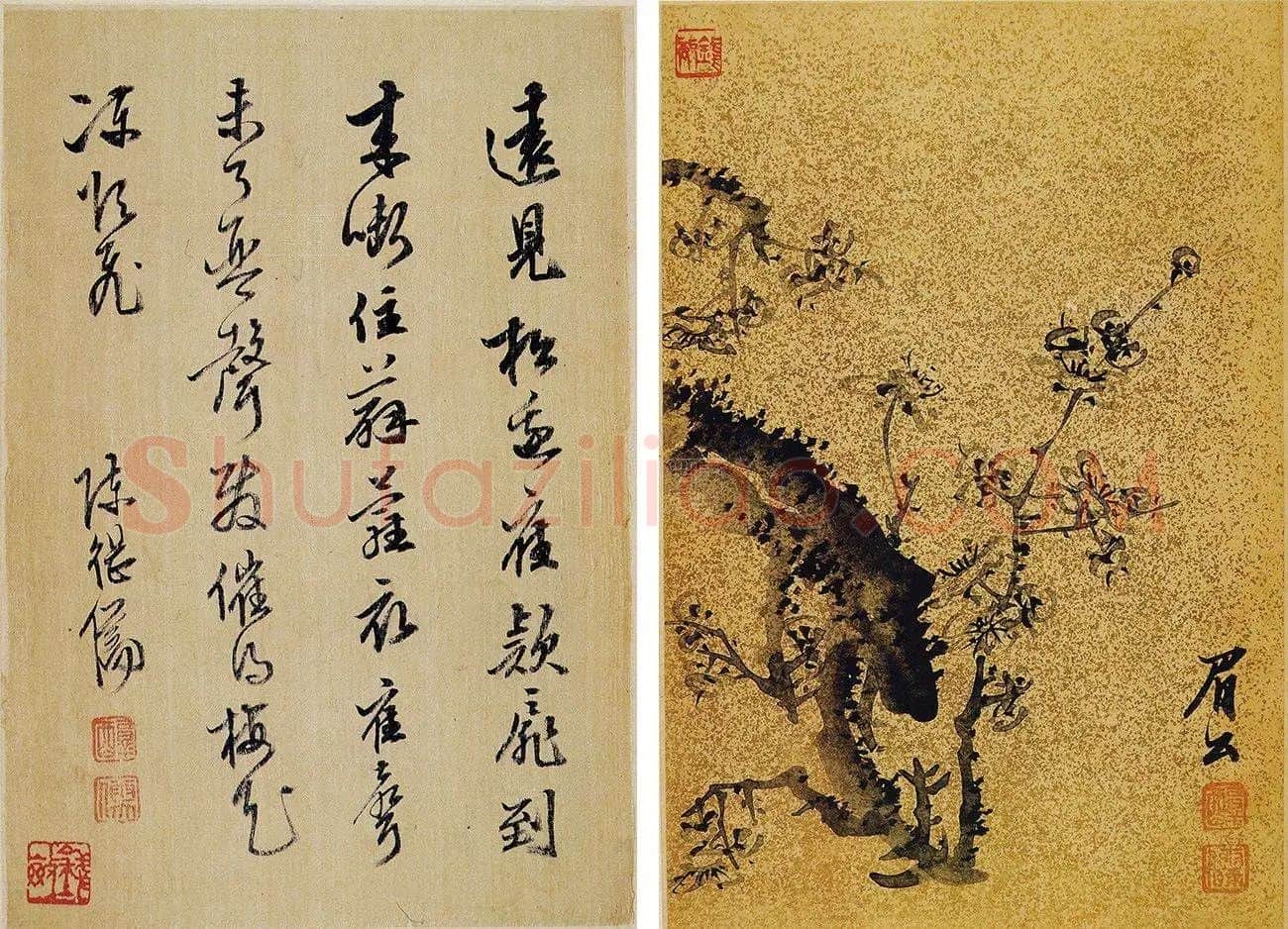 陈继儒书画册页_06