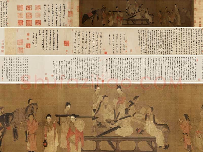 杨子华《北齐校书图》全卷