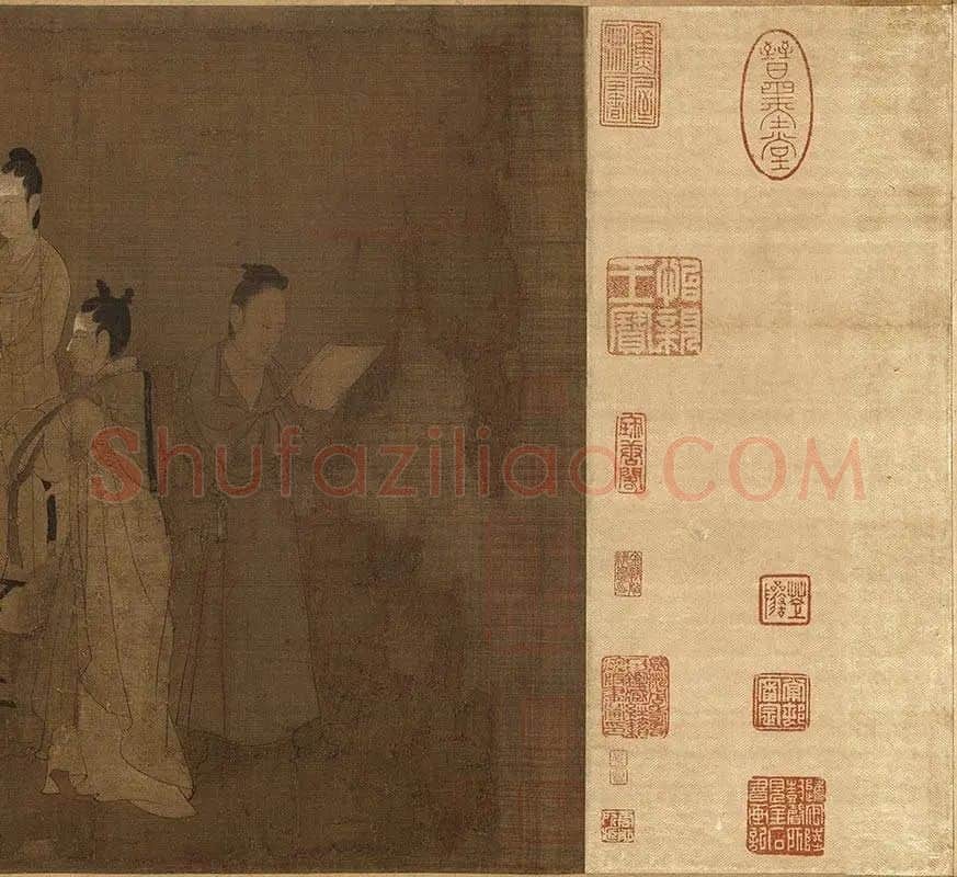 杨子华《北齐校书图》_20
