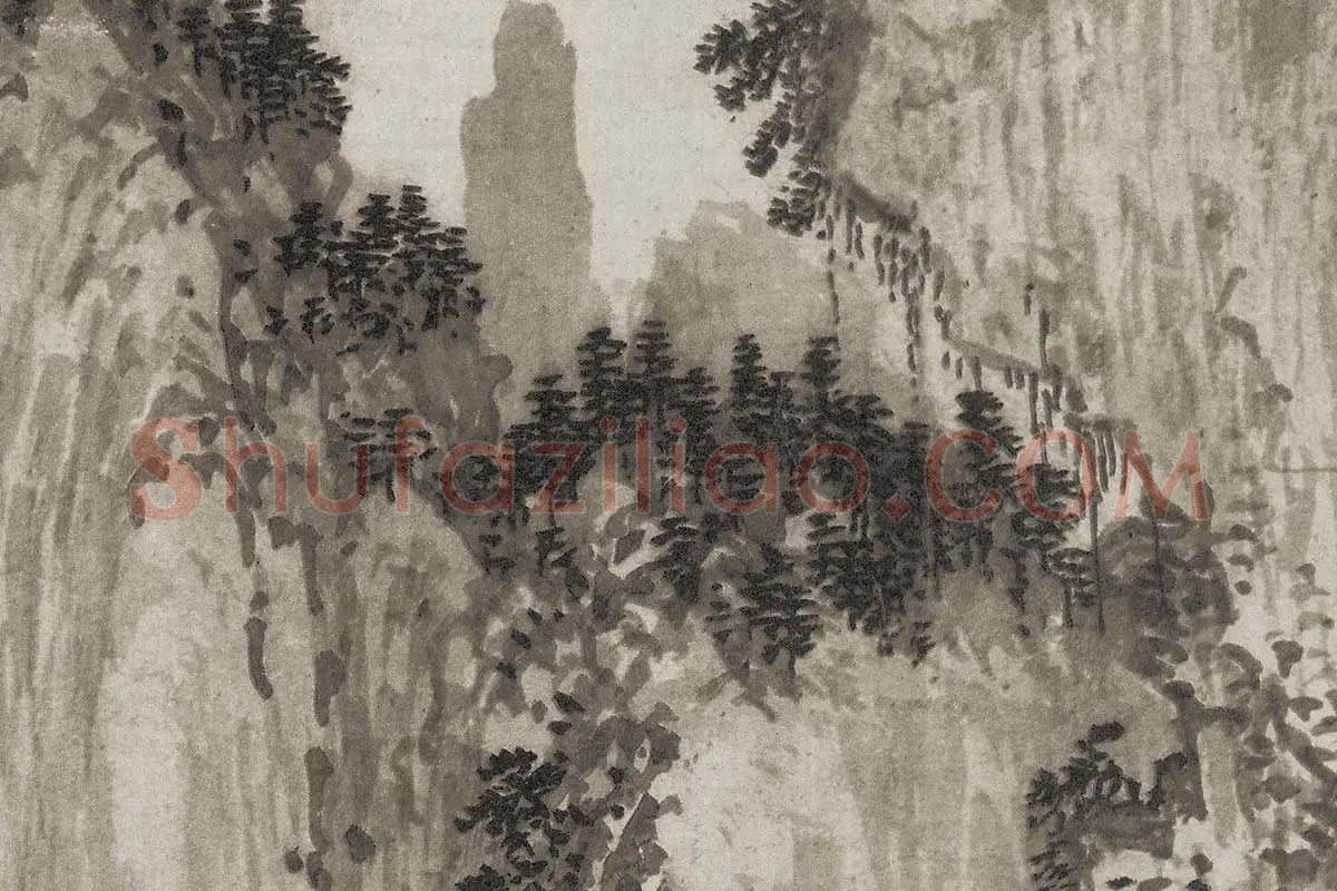 金代山水画《武元直赤壁图》高清大图局部细节 (10)