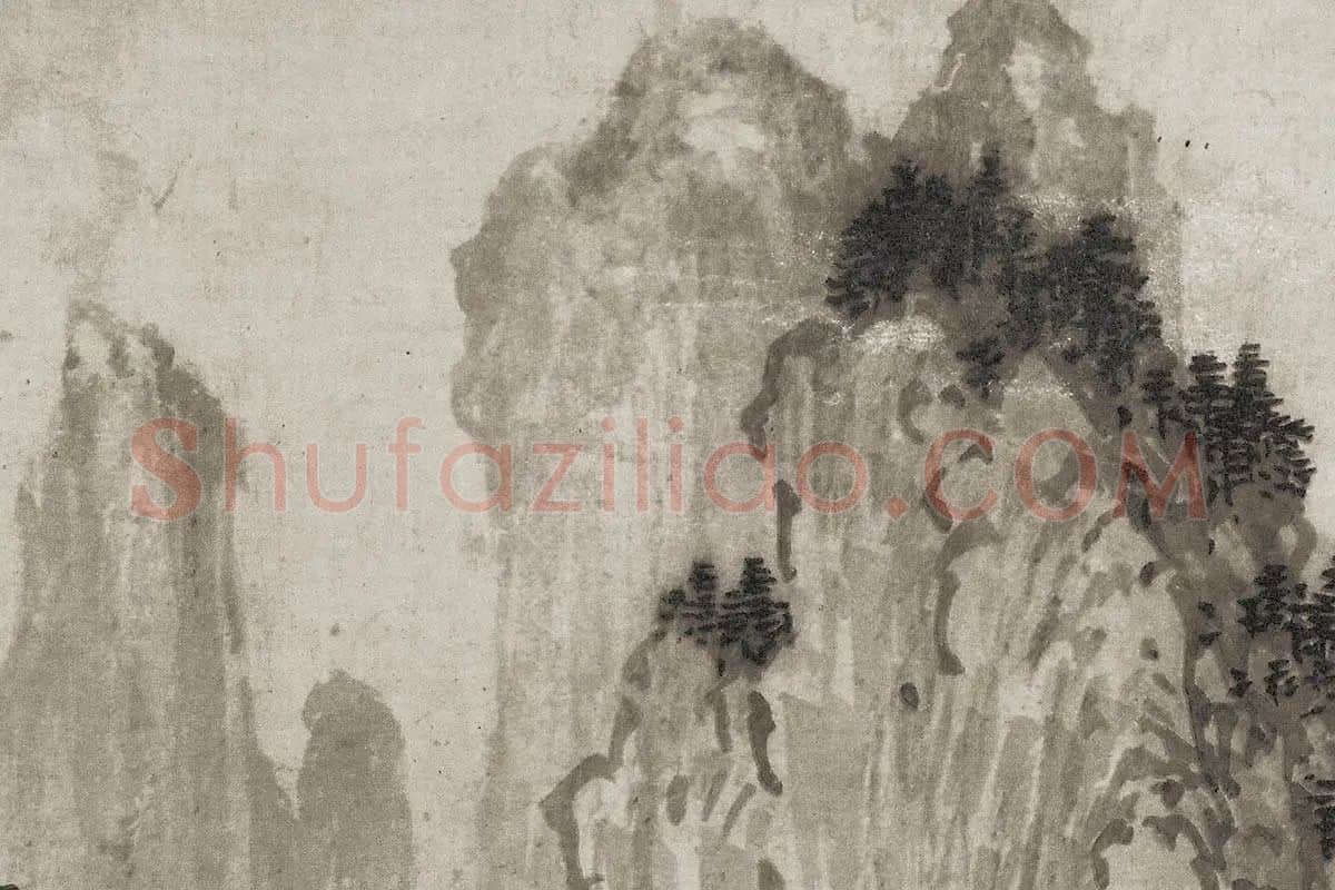 金代山水画《武元直赤壁图》高清大图局部细节 (11)