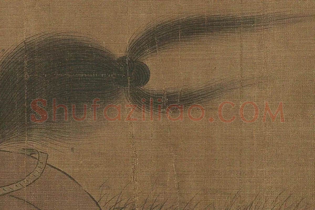 金代·杨微《二骏图》高清大图局部细节 (6)