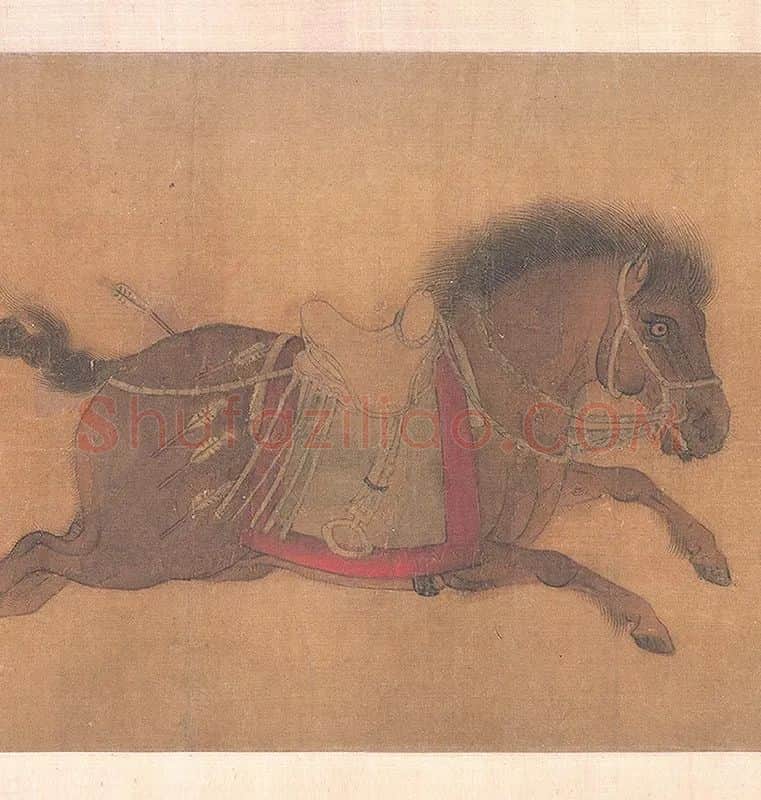 赵霖昭陵六骏图卷_03