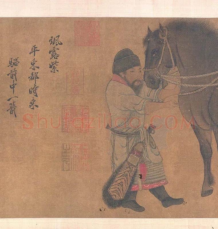 赵霖昭陵六骏图卷_14