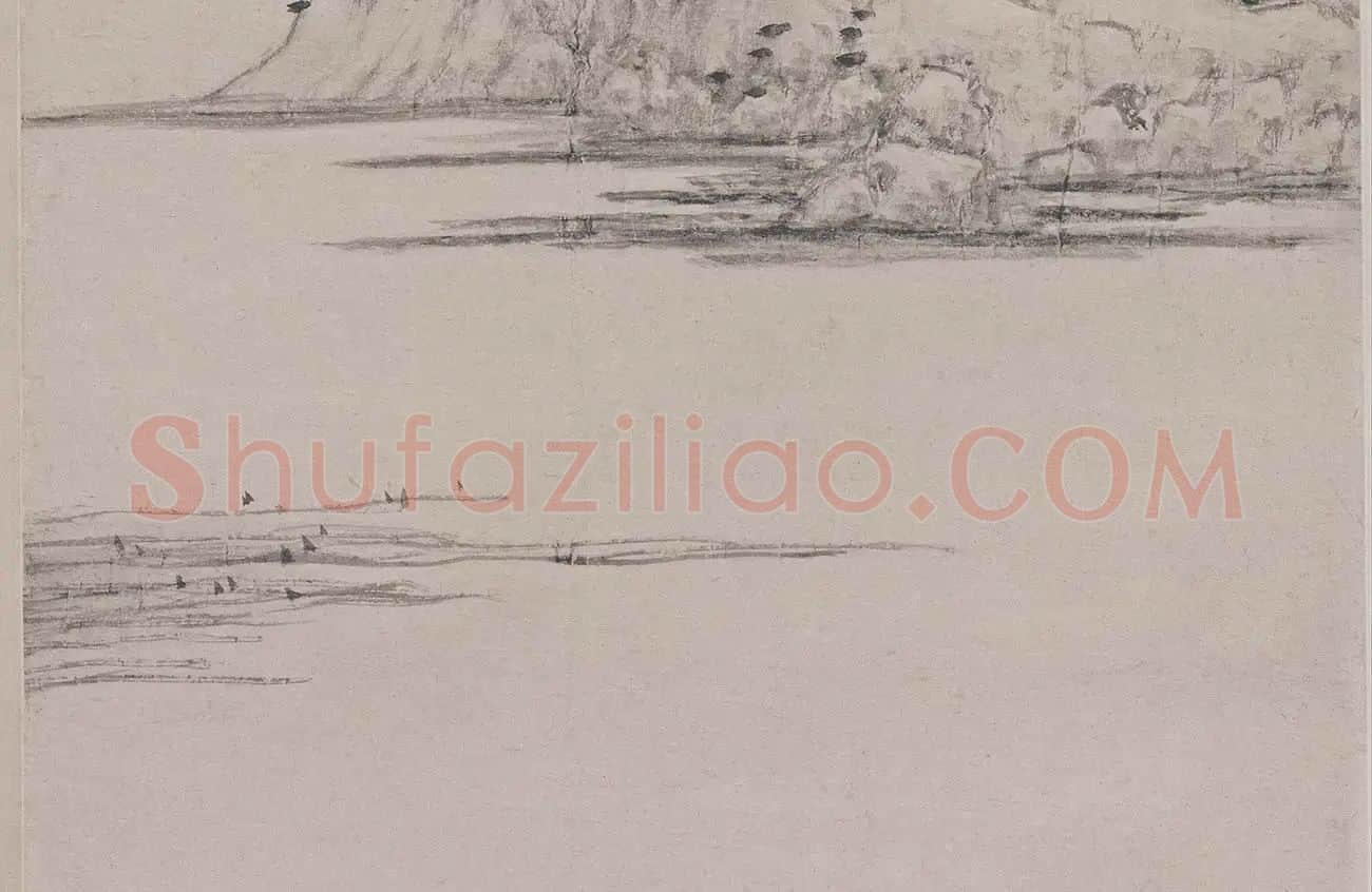 倪瓒秋亭嘉树图_04