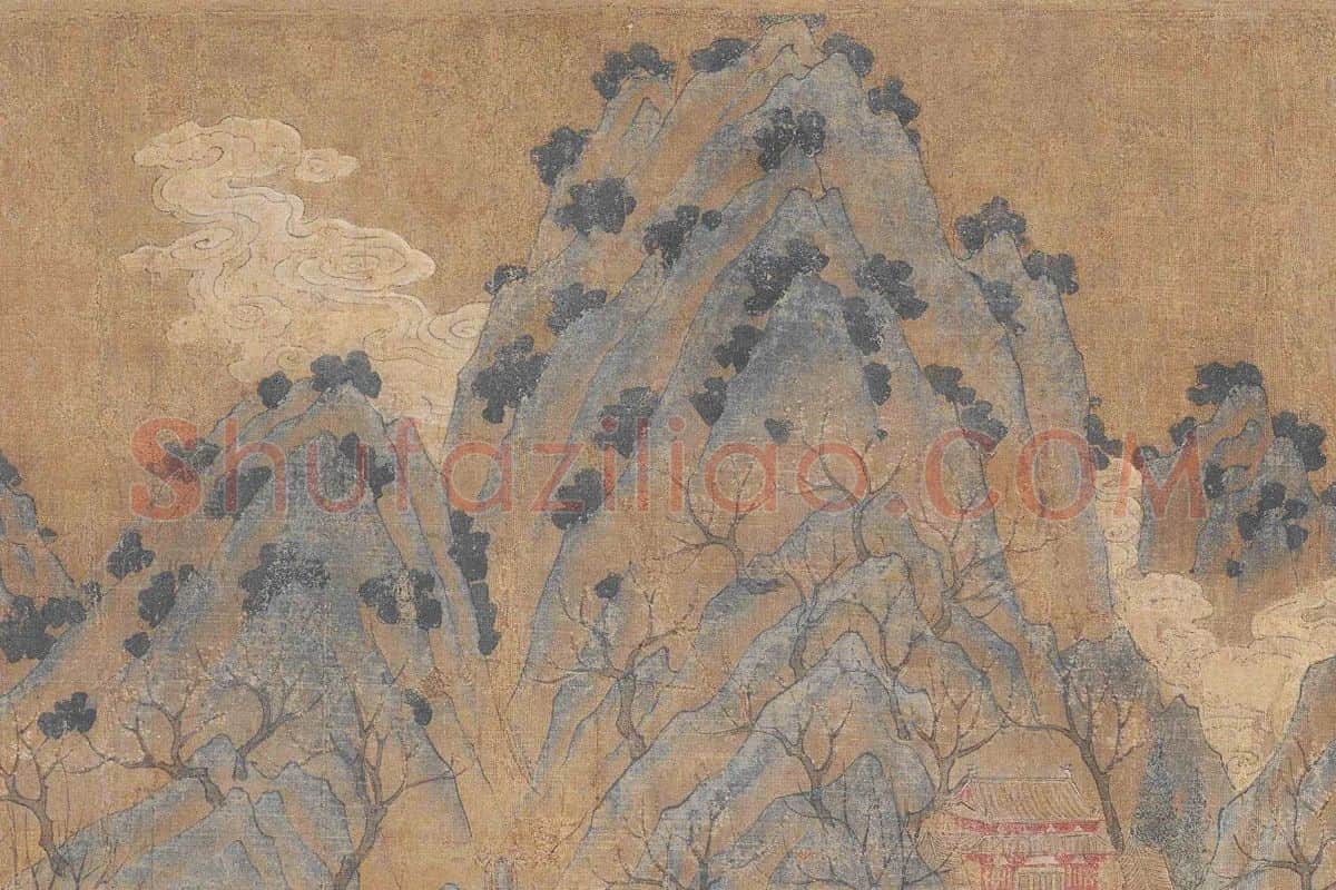 展子虔《游春图》卷局部 (2)