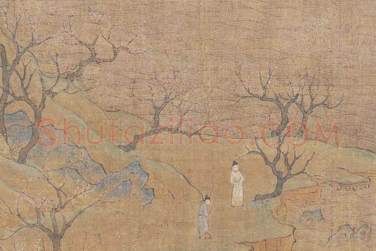 展子虔《游春图》卷局部 (8)