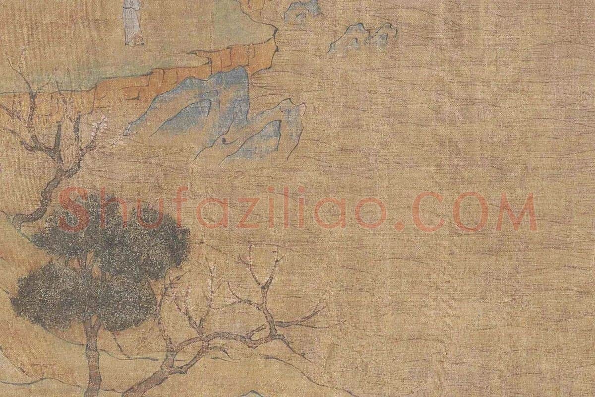展子虔《游春图》卷局部 (9)
