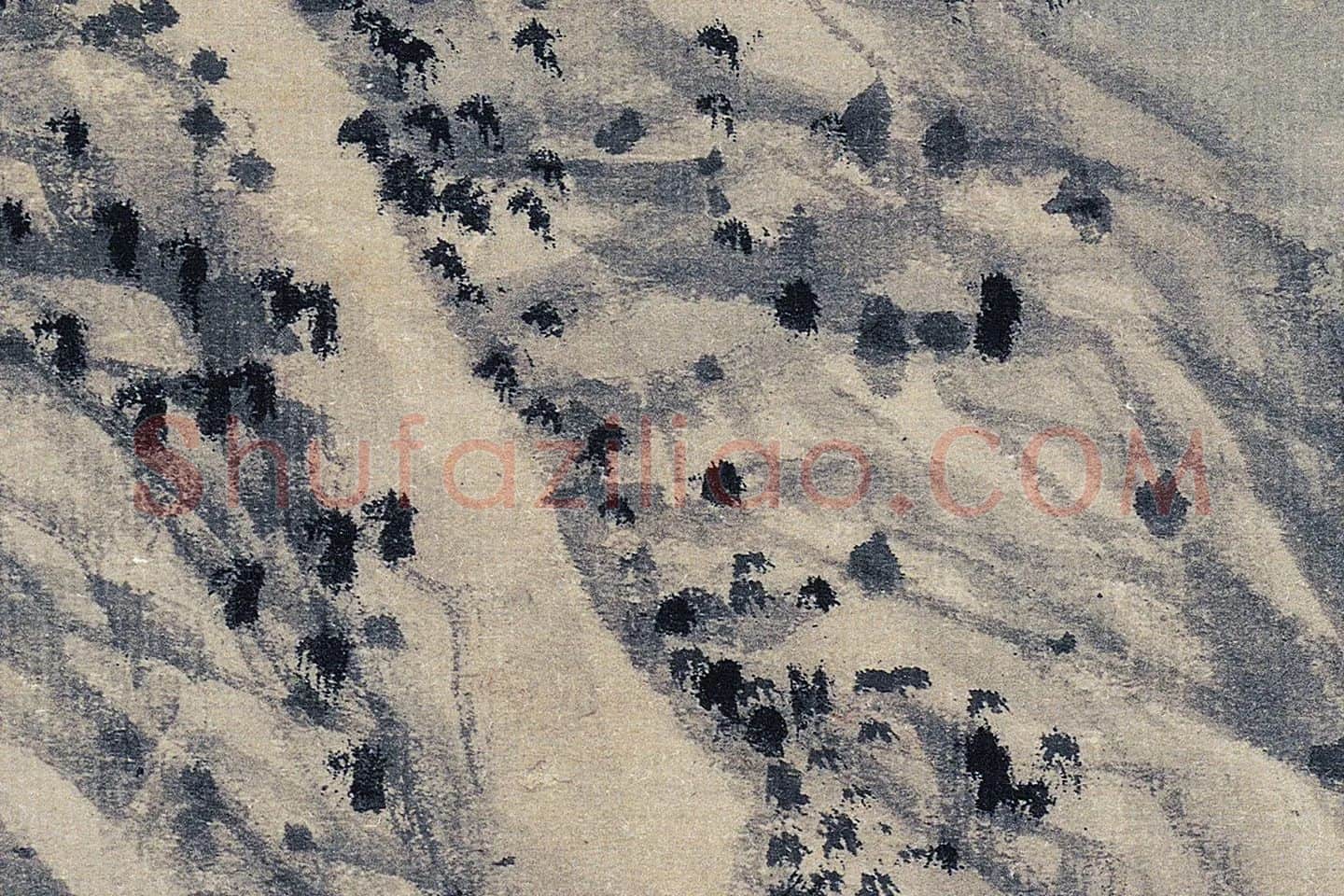 沈周山水画《魏园雅集图》高清大图局部 (9)