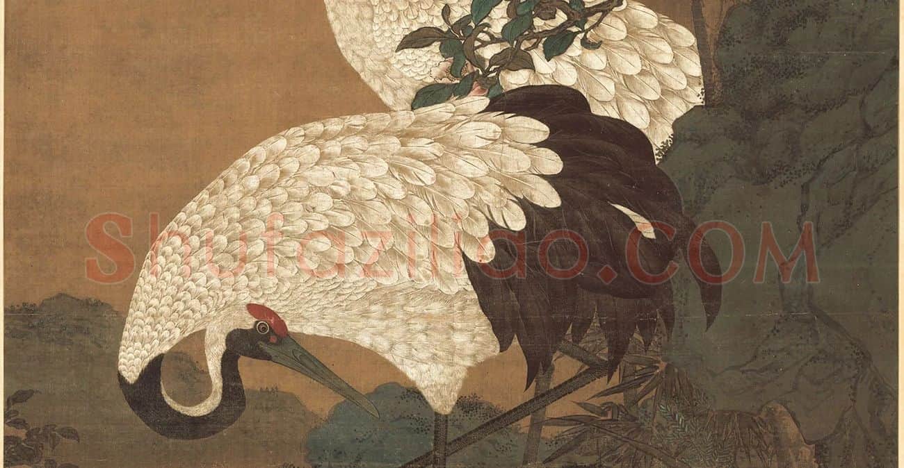 童垲松鹤延年图_03