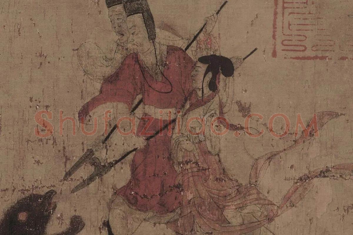 顾恺之《女史箴图》高清大图局部细节 (1)