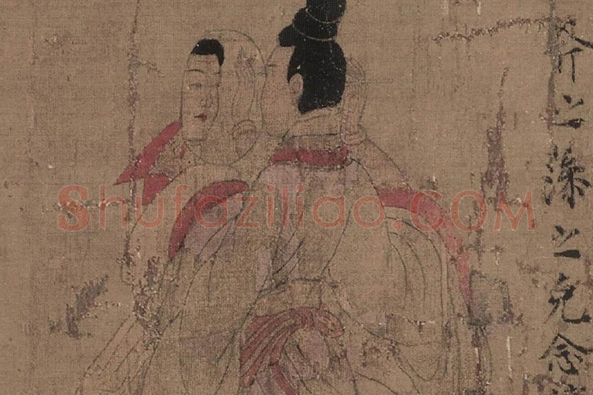 顾恺之《女史箴图》高清大图局部细节 (4)