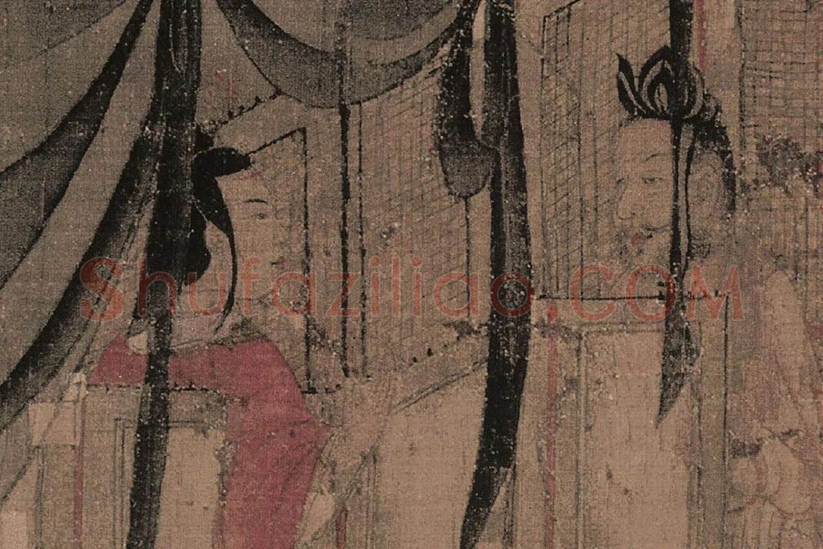 顾恺之《女史箴图》高清大图局部细节 (6)