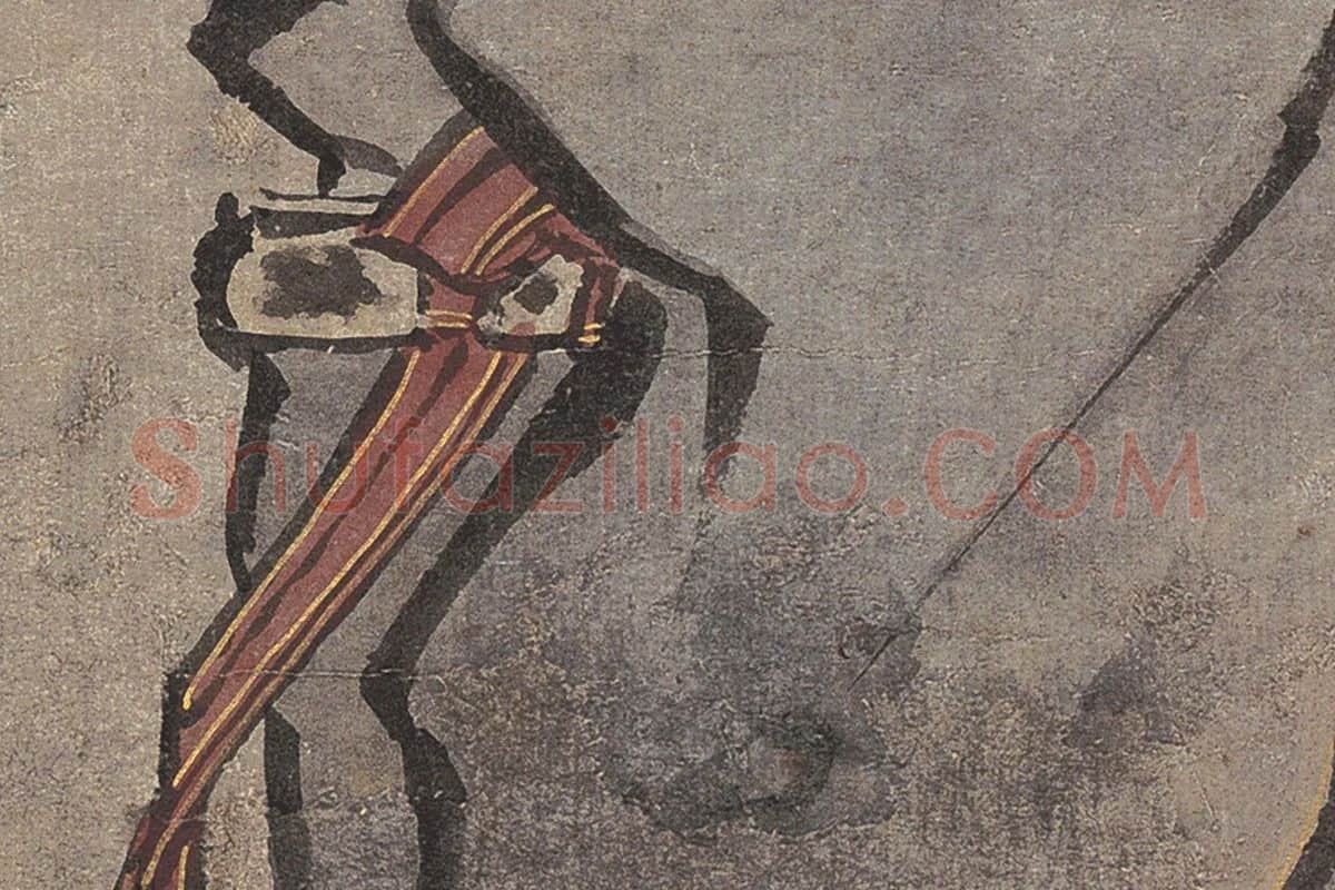 朱见深人物画《岁朝佳兆图》局部细节 (5)