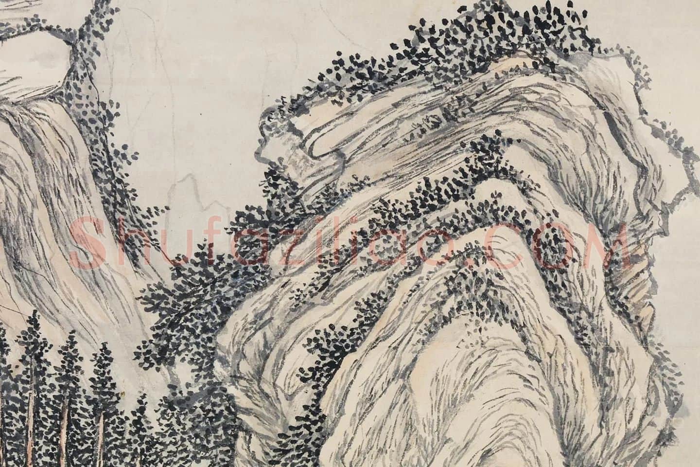 徐溶《仿巨然山水》局部 (7)